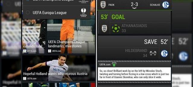 Vezi scorul și acțiunile meciului Steaua Schalke de diseară cu noua aplicație HTC FootballFeed