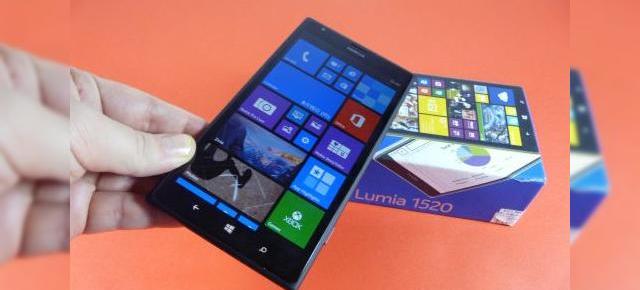 Nokia Lumia 1520 unboxing: mamutul cu nano SIM scos din cutie În fața camerei (Video)