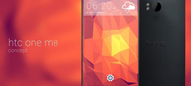 HTC One M8 apare Într-un nou concept, În care renunță la butoane capacitive și are ecran cu margini subțiri