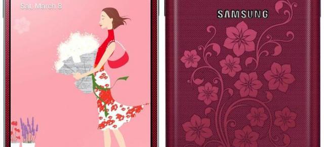 Samsung Galaxy S4 La Fleur pe roșu Își face apariția, gata de Ziua de Valentin!