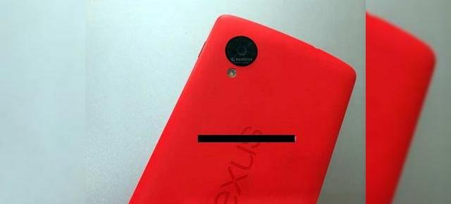 Modelul roșu de Nexus 5 apare Într-o imagine hands on, variantele colorate se lansează luna viitoare În Asia