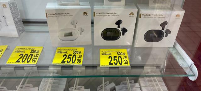 De unde poți cumpăra căștile wireless HUAWEI FreeBuds Pro la doar 250 de lei? Cu 50% mai ieftine decât la retaileri consacrați din online