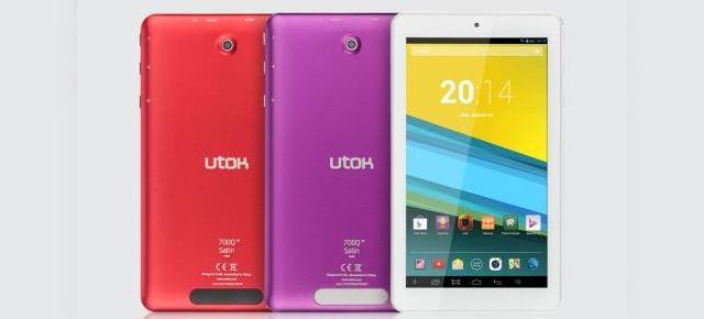 UTOK lansează tableta 700Q Satin; acesta va fi disponibilă pe violet și roșu metalizat