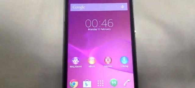 Sony Xperia Z2 (Sirius) filmat din nou În acțiune (Video)