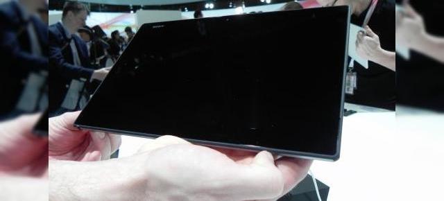 MWC 2014: Sony Xperia Z2 Tablet hands on preview - tableta rezistenta la apă și ultrasubtire (Video)