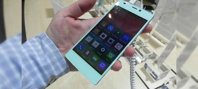 MWC 2014: Gionee Elife S5.5 hands on preview - cel mai subțire telefon din lume ora actuală, coboară sub 6 mm grosime (Video)