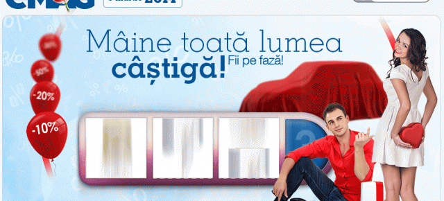 eMAG.ro te așteaptă pe site mâine! De ce? Pentru că... automobile (premiu)