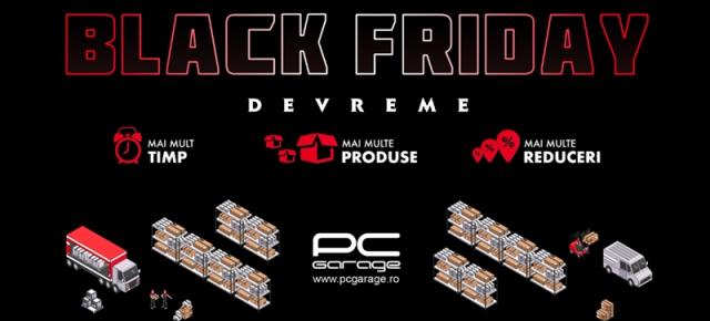PC Garage dă startul campaniei Black Friday Devreme cu super oferte la PC-uri, componente, monitoare și produse de gaming