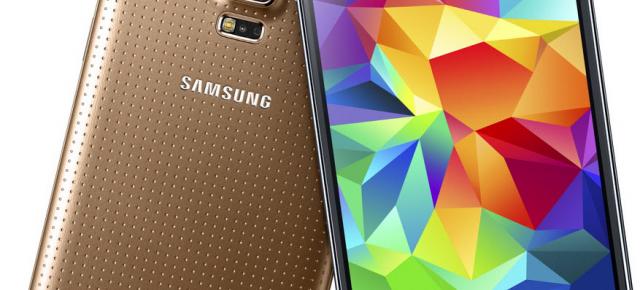 Vodafone va avea exclusivitate pentru comercializarea modelului auriu Samsung Galaxy S5