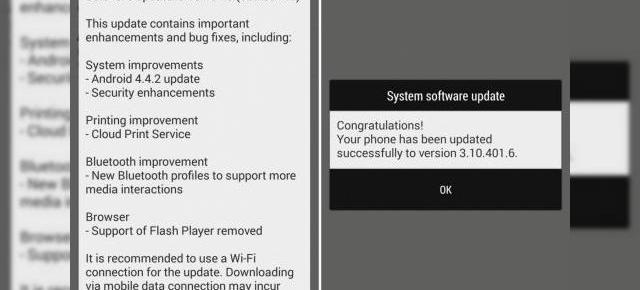 HTC One Mini primește actualizarea la Android 4.4.2, În varianta Vodafone România