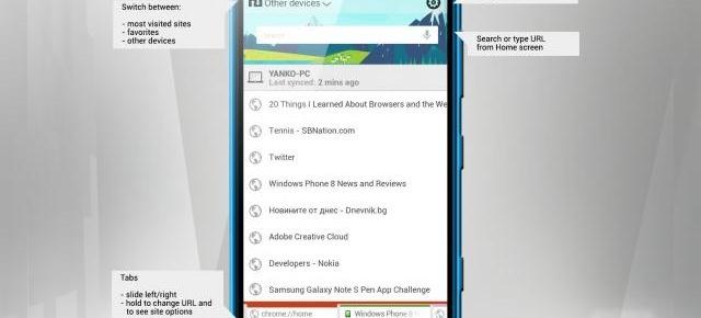 Browser-ul Google Chrome ar putea ajunge În curând și pe Windows Phone
