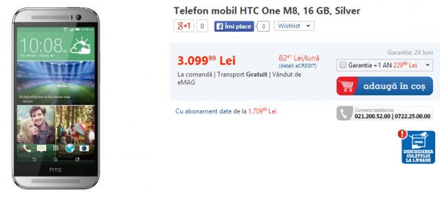 Noul HTC One M8 disponibil acum și prin intermediul eMAG.ro!