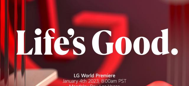 LG organizează o conferință de presă la CES 2023 pe 4 ianuarie, ziua în care va prezenta planurile pentru viitorul companiei