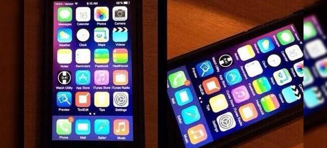 iOS 8 scapă pe web Într-o serie de fotografii live În care rulează pe un iPhone 5s