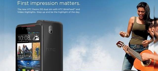 HTC Desire 210, un nou telefon dual SIM cu ecran de 4 inch debutează cu preț accesibil