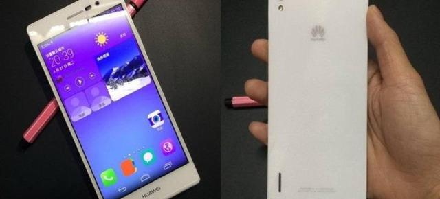 Noi imagini cu Huawei Ascend P7 Își fac apariția pe web Înainte de lansarea sa oficială