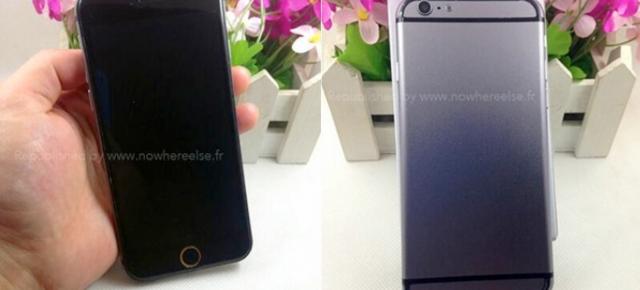 O nouă machetă a lui iPhone 6 prezintă varianta de culoare gri a terminalului