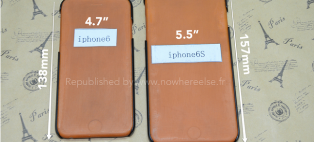 O nouă machetă scoate la iveală dimensiunile phablet-ului Apple; acesta s-ar putea numi iPhone 6s