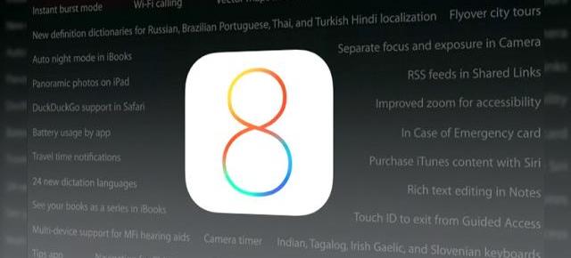 Apple iOS 8 aduce unele funcții ce nu au fost prezentate În cadrul evenimentului Keynote