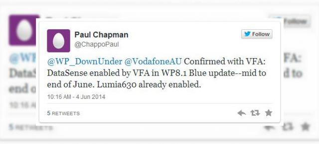 Windows Phone 8.1 va fi oferit ca actualizare În rețeaua Vodafone Australia În această lună