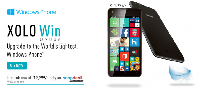 Cel mai ușor Windows Phone vine din India: Xolo Win Q900s