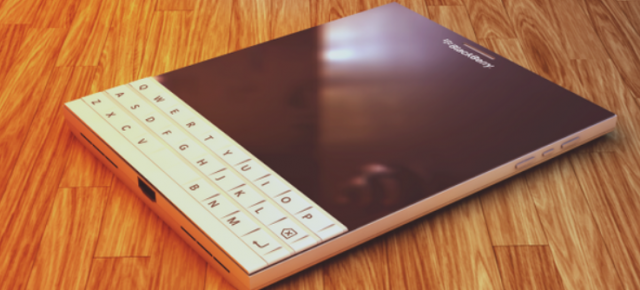 BlackBerry Passport primește o randare concept, de această dată pe alb; Întoarcerea QWERTY-ului?