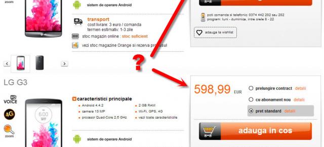 [Actualizat] LG G3, Orange și o Întrebare...