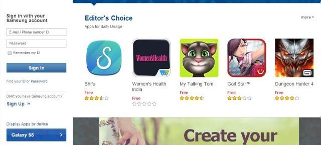 Samsung Electronics lansează magazinul de aplicații Galaxy Apps