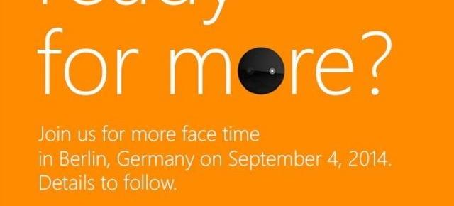 Microsoft trimite invitațiile de presă pentru un eveniment ce va avea loc pe data de 4 septembrie În Berlin