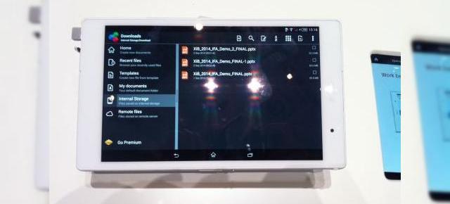 IFA 2014: Sony Xperia Z3 Tablet Compact hands on - panou mat În spate și grosime scăzută (Video)