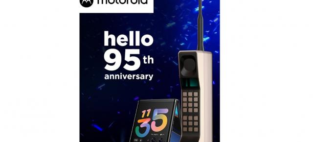 Motorola aniversează 95 de ani de existență: de la aselenizare la RAZR