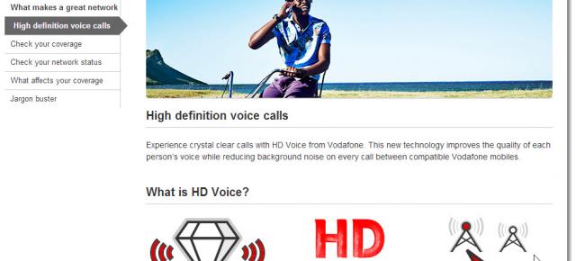 Vodafone UK pregătește lansarea de servicii voce HD, așteptăm și Voice Over LTE