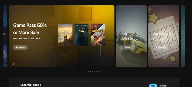 Microsoft Store în varianta web primește o actualizare vizuală în ton cu aplicația 