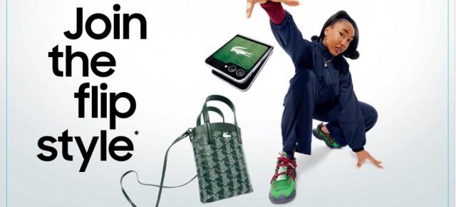 "Crocodilul" colaborează cu Samsung; Parteneriatul cu Lacoste se aplică la Galaxy Z Fold 5, Flip 5 (accesorii)