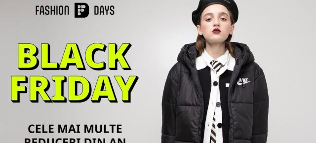 Fashion Days Black Friday 2023 după 3 ore: aproape 65.0000 comenzi, peste 90% din aplicaţie