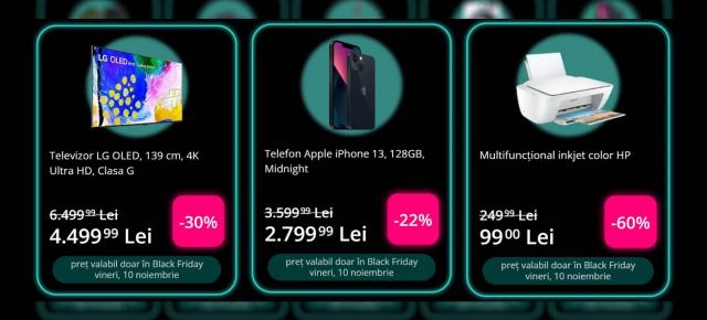 În cât timp s-a epuizat stocul celor mai căutate produse de Black Friday la eMAG?