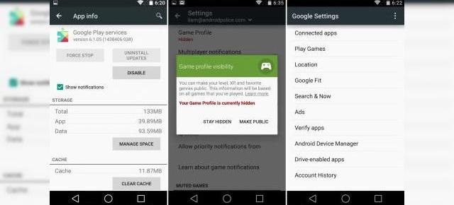 Google Play Services actualizate succesiv; Google Fit Preview lansat, noi elemente de interfață și alte modificări
