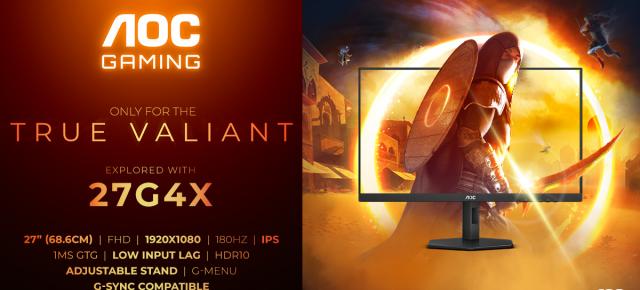 Evoluția gamingului: monitoarele AOC 24G4X și 27G4X aduc viteza și stilul