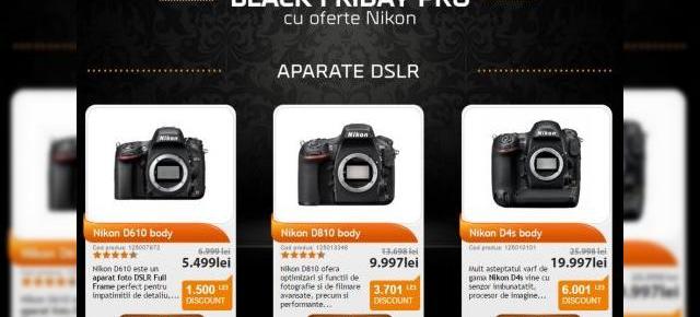 F64 dă startul campaniei de reduceri Black Friday Pro; discount-uri masive pentru aparatele foto profesionale