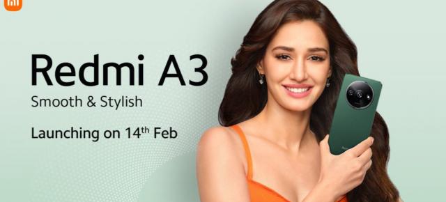 Redmi A3 se lansează pe 14 februarie, telefon ieftin cu ecran 90Hz și baterie de 5000 mAh
