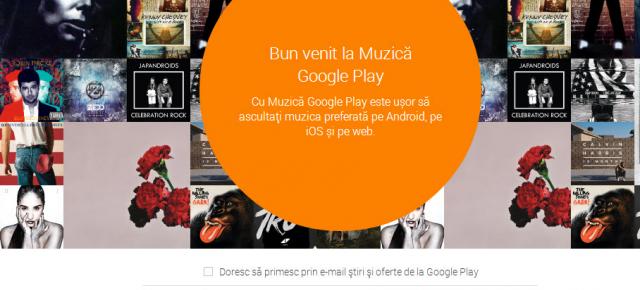 Google Play Music disponibil În România