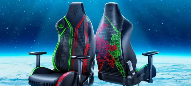 Scaune de gaming și vestimentație Razer & Gundam: Un tribut adus fanilor anime-ului
