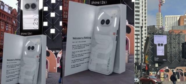 Nothing Phone (2a) a fost scos din cutie într-un mod inedit: folosind o „macara virtuală” pe străzile din Londra; Designul este confirmat!