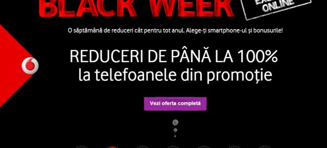 Vodafone dă startul campaniei Black Week; telefoane Windows Phone disponibile cu reducere 100%