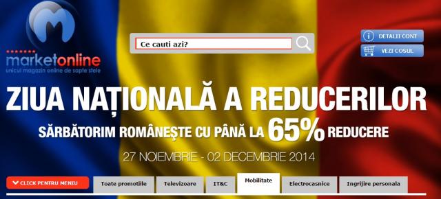MarketOnline.ro dă startul unei noi campanii de reduceri cu ocazia zilei de 1 decembrie