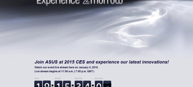 ASUS postează un teaser și o numărătoare inversă pentru CES 2015, unde va aduce noi telefoane ZenFone