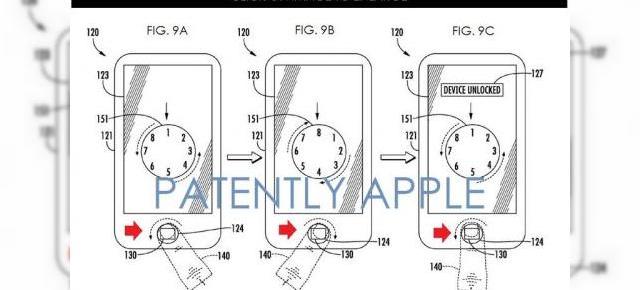 Apple brevetează o nouă modalitate de deblocare a telefonului via Touch ID, printr-un soi de "cifru" digital