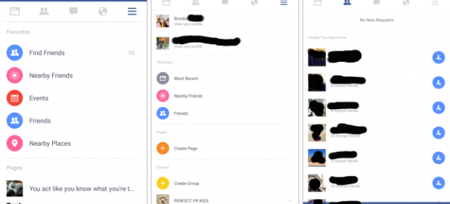 Facebook testează o nouă interfață pentru aplicația sa oficială de pe Android, lanseaza aplicatia Groups (Video)