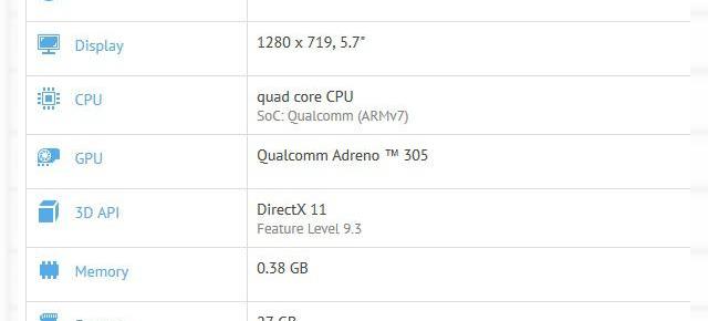 Lumia 1330 Își face apariția Într-un benchmark, cu camera de 14 megapixeli și nume cod RM-1062