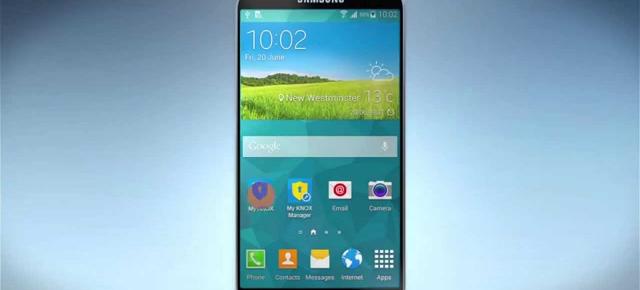 Posibilul design al lui Galaxy S6 este dezvăluit de un clip de prezentare pentru Samsung Knox; primim margini foarte subțiri și o carcasă rotunjită